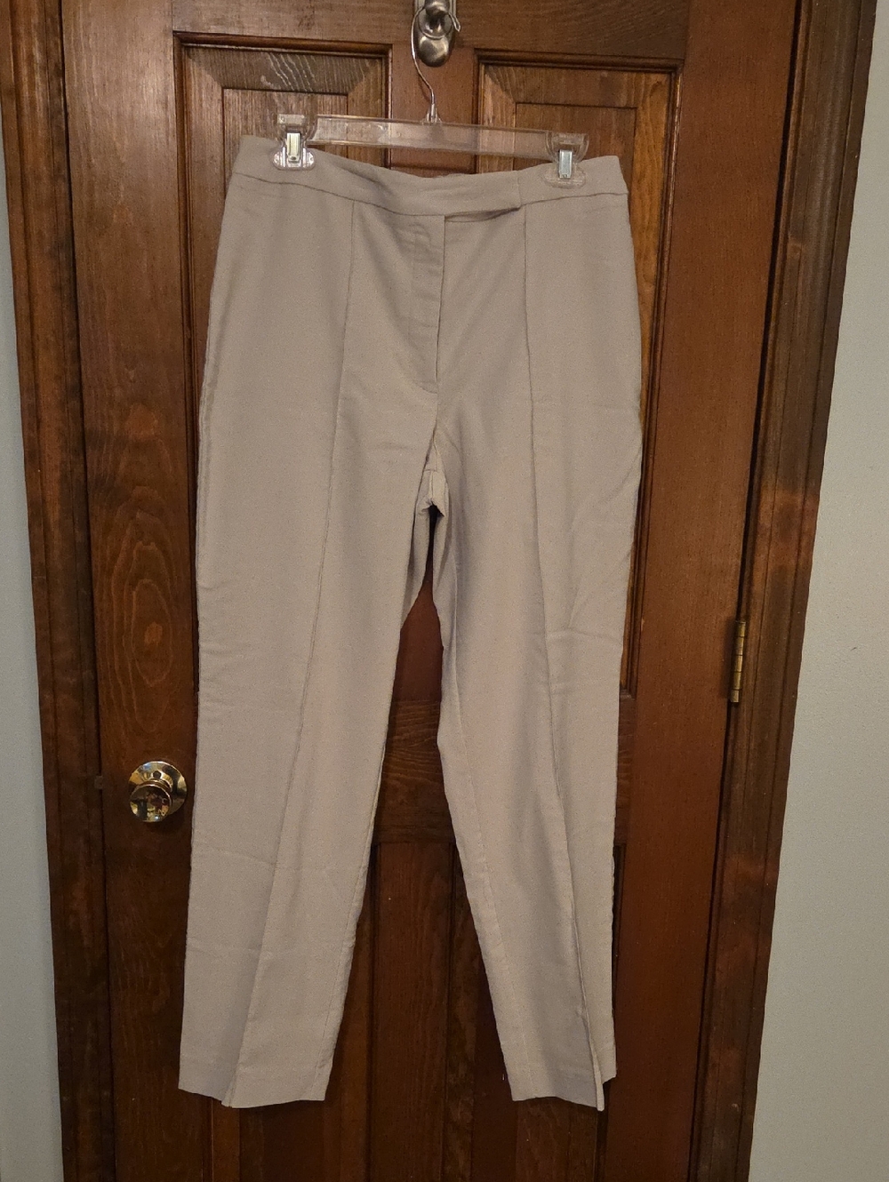 Fashion Bug Beige Straight-Leg Dress Pants